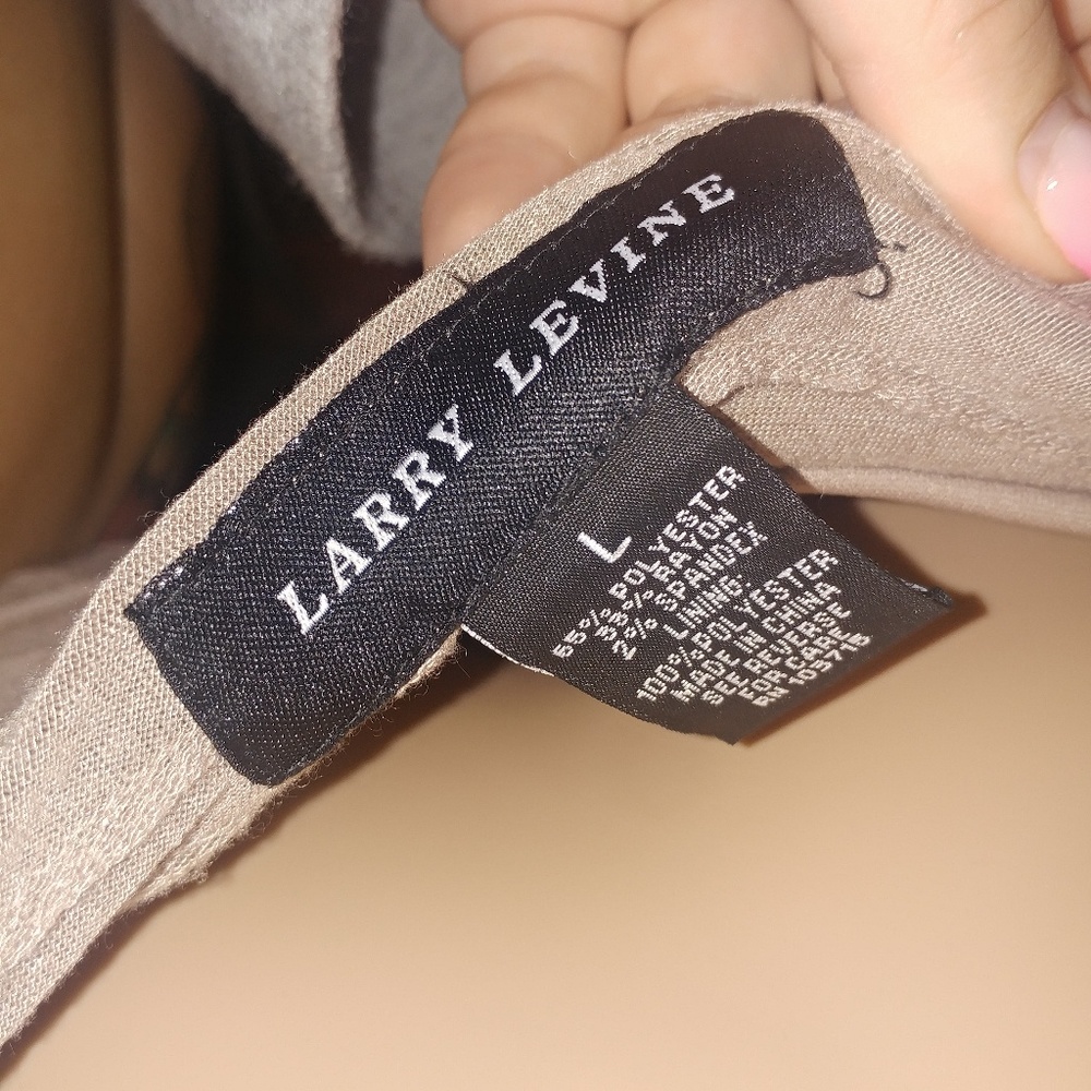 Larry Levine Solid Color Neutral Coastal Gma Text… - image 6